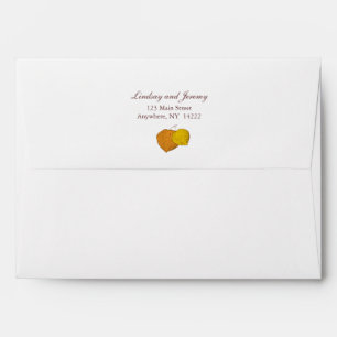 Fall Aspen Pair Invitation Envelopes