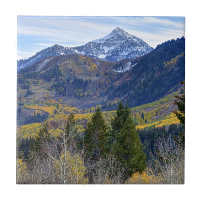 Fall At Cascade Peak And Sundance From Alpine Loop Tile (Front)