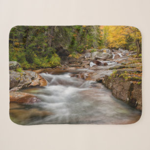 Fall at Jefferson Brook, New Hampshire Sherpa Blanket