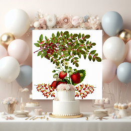Fall & Autumn Berry Foliage Poster