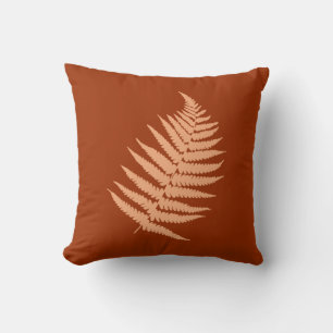 Fall Autumn Fern Leaves Cushion