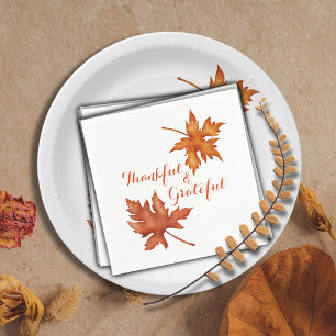 Fall Autumn Foliage Friendsgiving Thanksgiving Napkin