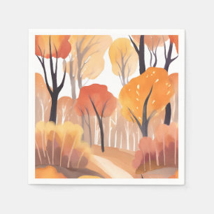 Fall Autumn Foliage Napkin
