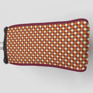 Fall/Autumn Gingham pattern  Golf Head Cover