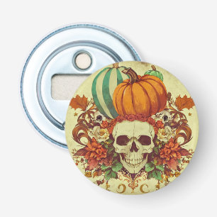 Fall/Autumn/Halloween/pumpkin/skeleton  Bottle Opener