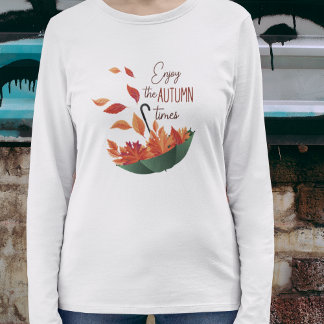 Fall/ Autumn in Umbrella T-Shirt