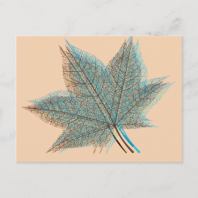 Fall Autumn Leaf #5 Postcard (Front)