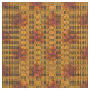 Fall Autumn Leaf Pattern Fabric