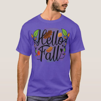Fall Autumn Leave Lover Fall is My Favourite Colou T-Shirt