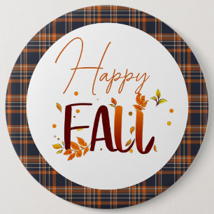 Fall/Autumn/Leaves 6 Cm Round Badge