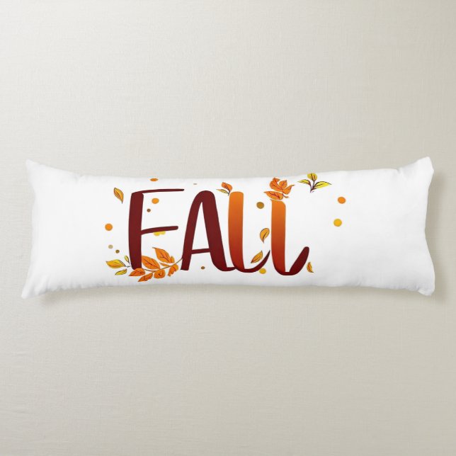 Fall/Autumn/Leaves  Body Cushion (Front)