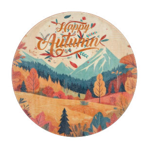 Fall/Autumn/leaves/colorful Cutting Board