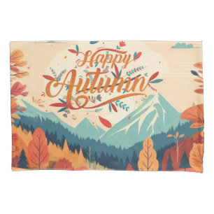 Fall/Autumn/leaves/colorful Pillowcase