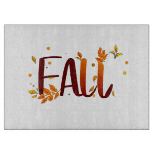 Fall/Autumn/Leaves Cutting Board