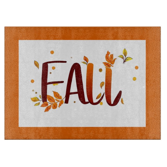 Fall/Autumn/Leaves  Cutting Board (Front)