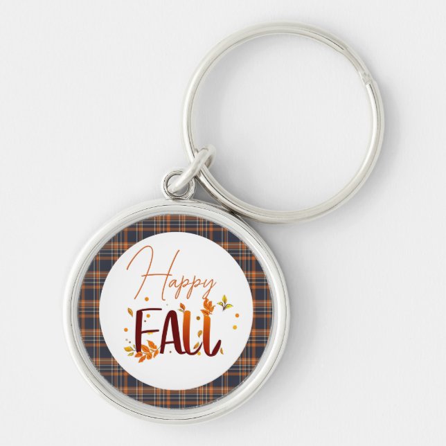 Fall/Autumn/Leaves  Key Ring (Front)