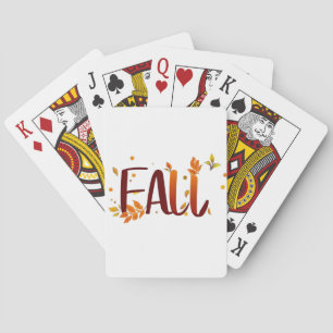 Fall/Autumn/Leaves Playing Cards