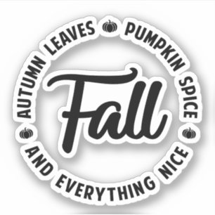 Fall- Autumn Leaves - Pumpkin Spice