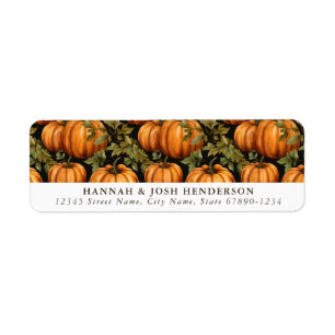 Fall Autumn Leaves Return Address Labels