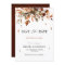 Fall Autumn Leaves Rustic Country Boho Wedding Sav