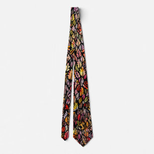 Fall Autumn Leaves Tie