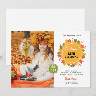 Fall / Autumn Mini Session Template