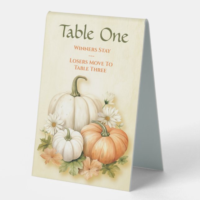 Fall Autumn Pumpkin Bunco (Front)