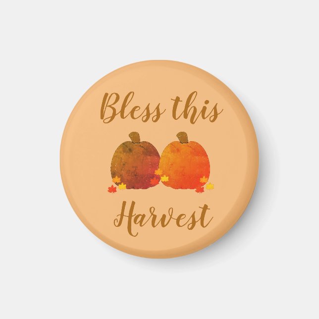 Fall/Autumn/Pumpkin Magnet (Front)