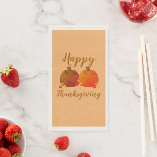 Fall/Autumn/Pumpkin/Thanksgiving Napkin