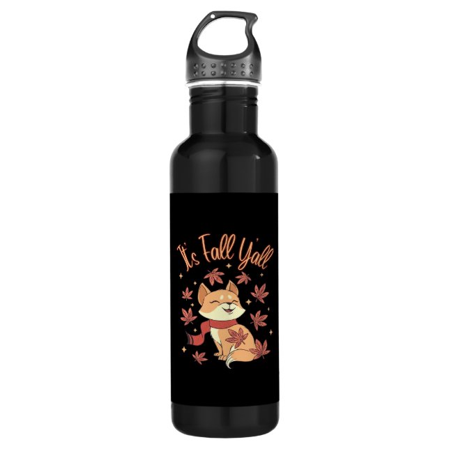 Fall Autumn Season Collection It’s Fall Y’all Fall 710 Ml Water Bottle (Front)