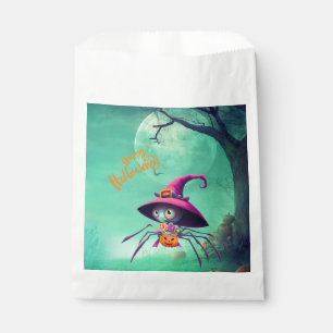Fall/autumn/spider/witch/halloween Favour Bag