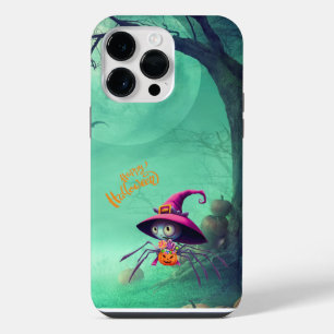 Fall/autumn/spider/witch/halloween iPhone 14 Pro Max Case
