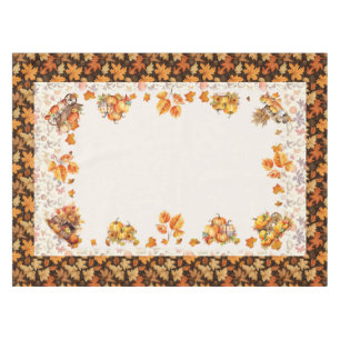 Fall Autumn Thanksgiving Rectangular Tablecloth