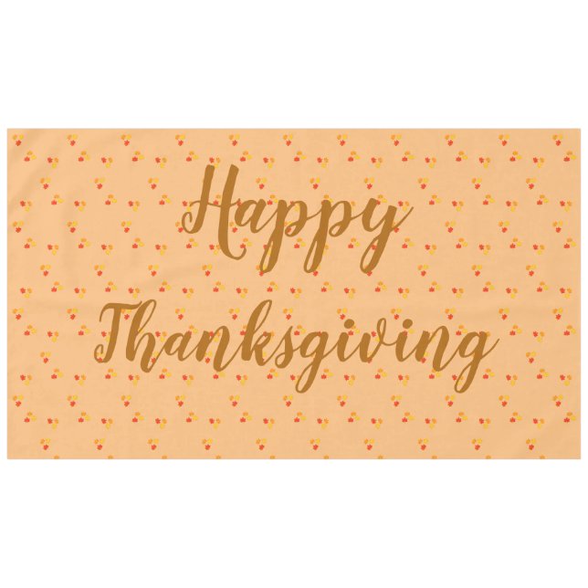 Fall/Autumn Thanksgiving  Tablecloth (Front (Horizontal))
