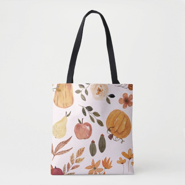 fall autumn tote bag (Front)