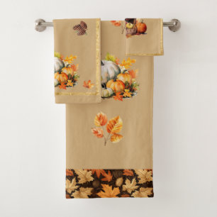 Fall Autumn Towel Set