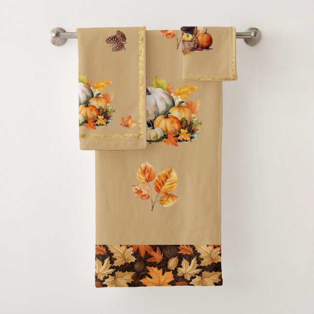 Fall Autumn Towel Set (Insitu)