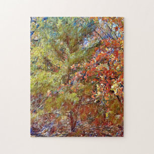 Fall Autumn Tree Forest Nature Art Puzzle