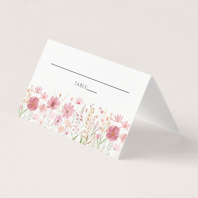 Fall Autumn Wildflower Floral Wedding (Front)