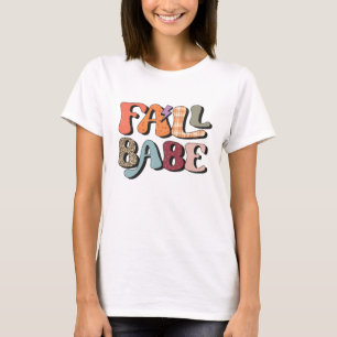 Fall Babe Thanksgiving Fall T-Shirt