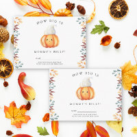 Fall BABY pumpkin - How big is mummy's belly