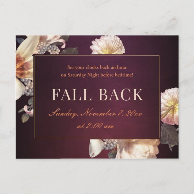 Fall Back Business Realtor Mailer Postcard (Front)