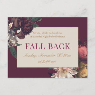 Fall Back Business Realtor Mailer Postcard