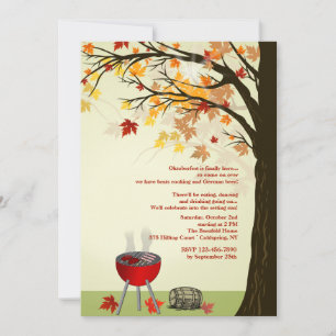 Fall BBQ Invitation