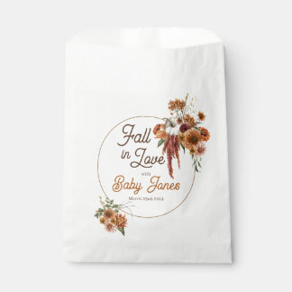 Fall Boho Baby Shower Favour Bags