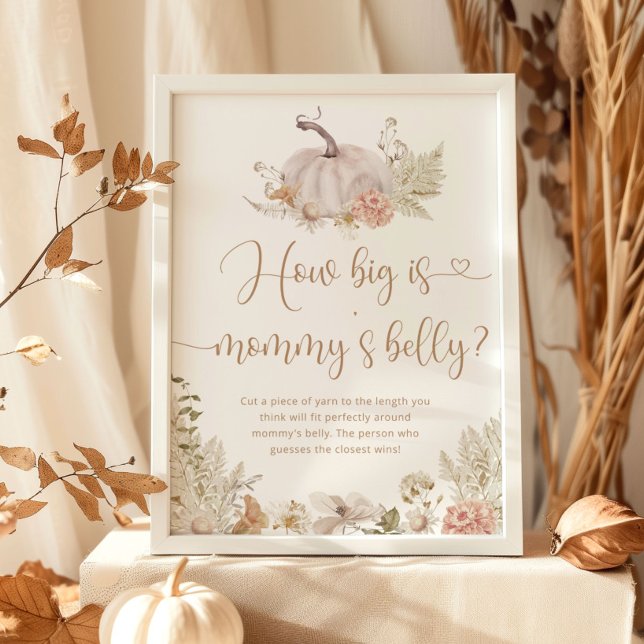 Fall boho how big is mummy's belly game poster (Creator Uploaded)