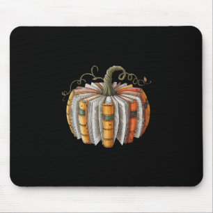 Fall Book Pumpkin Halloween Teacher Librarian Than Mouse Pad