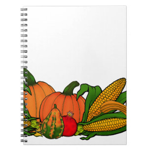 fall border notebook