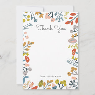 Fall Botanical Note Card