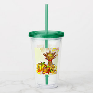 Fall Bounty Acrylic Tumbler
